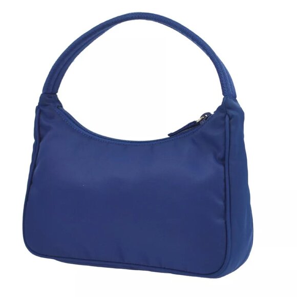 Prada Blue Nylon Handbag - Picture 1 of 10